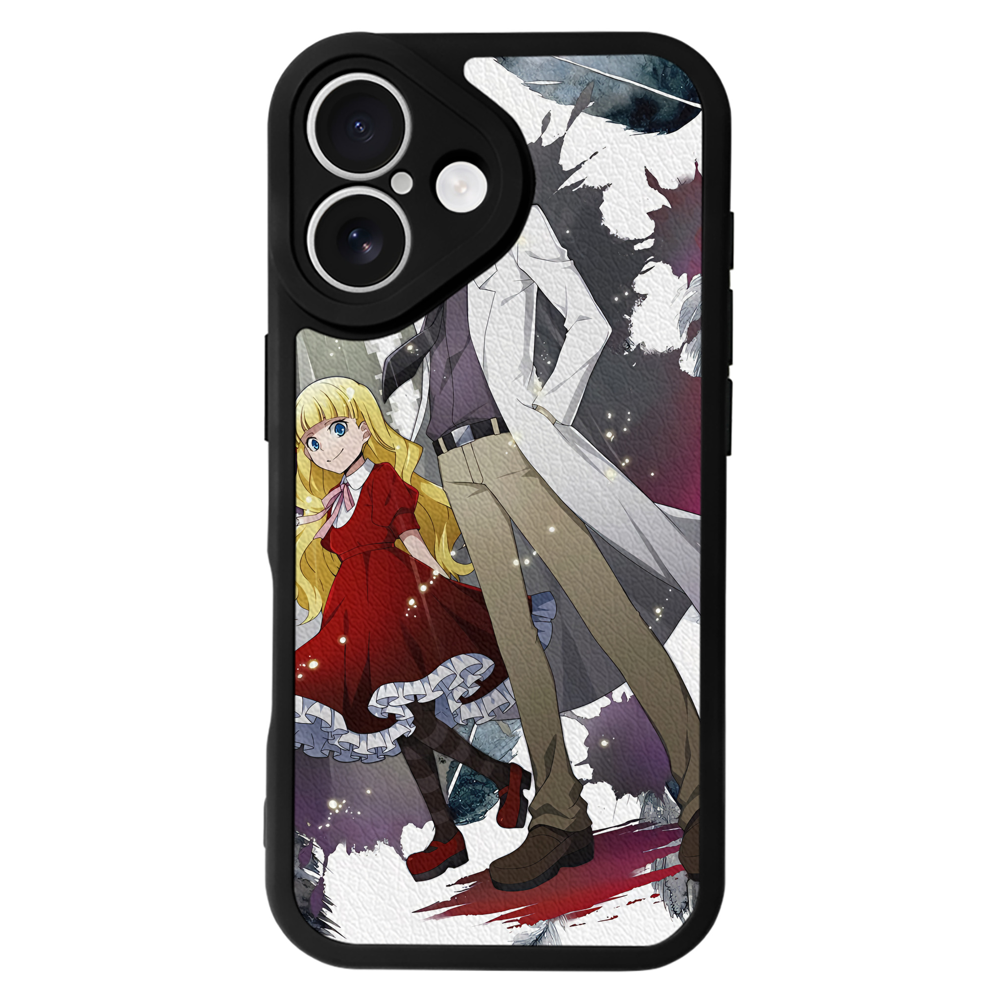 （画像用） 文豪ストレイドッグス Bungo Stray Dogs 【iPhone 16シリーズ対応】シリコンスマホケース（レザー調） 材質：シリコン